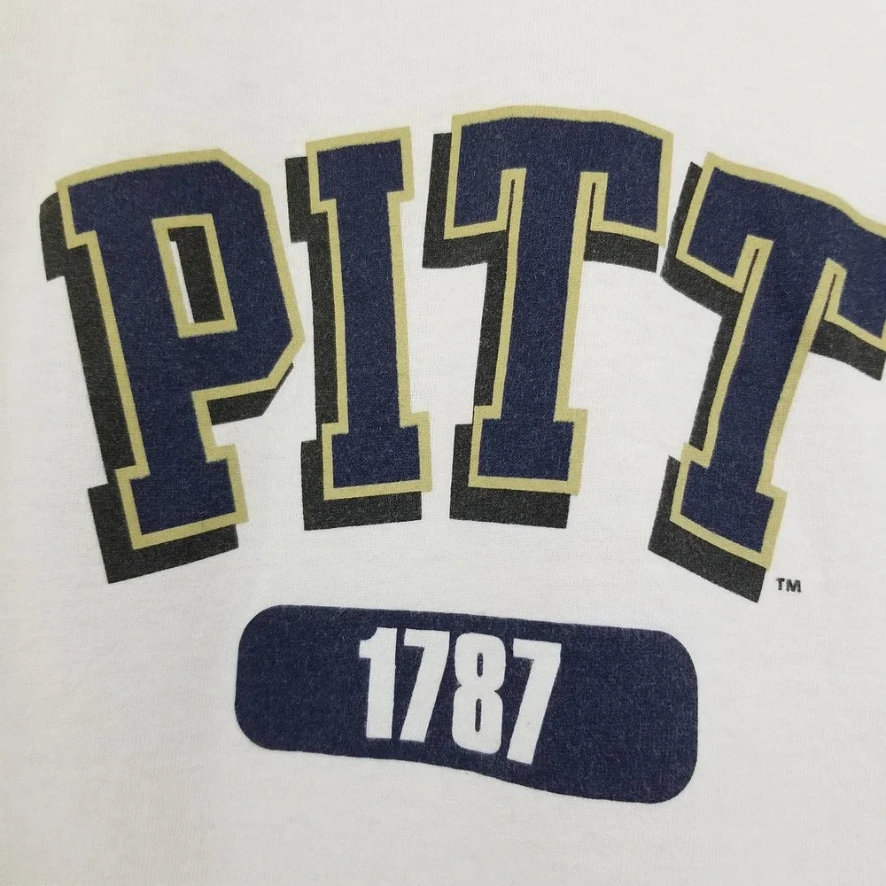 Vintage Adidas Shirt Pitt Baseball Raglan 1980s Medium USA Made - Picture 2 of 12